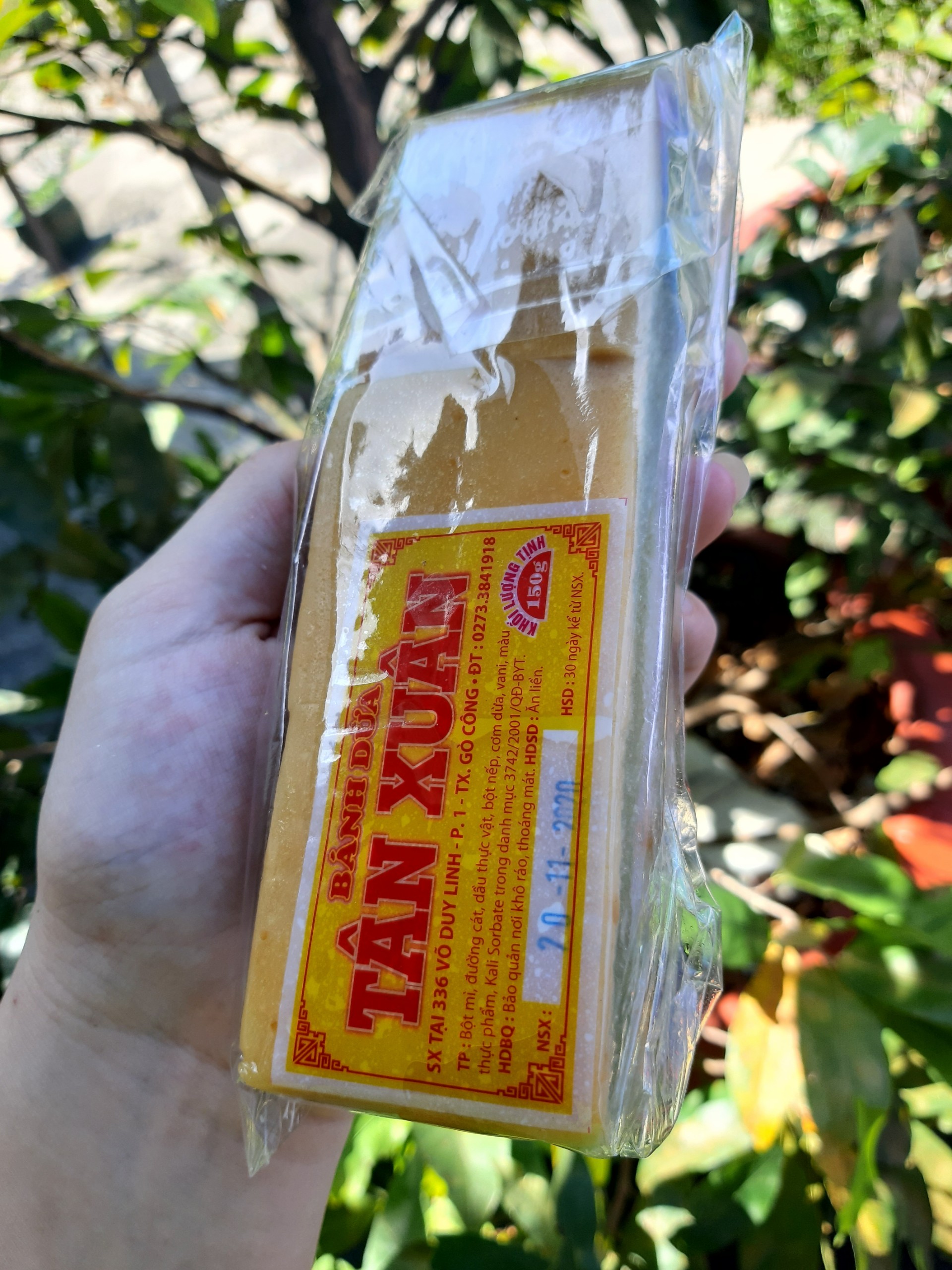 1 bịch bánh lam dừa siêu ngon