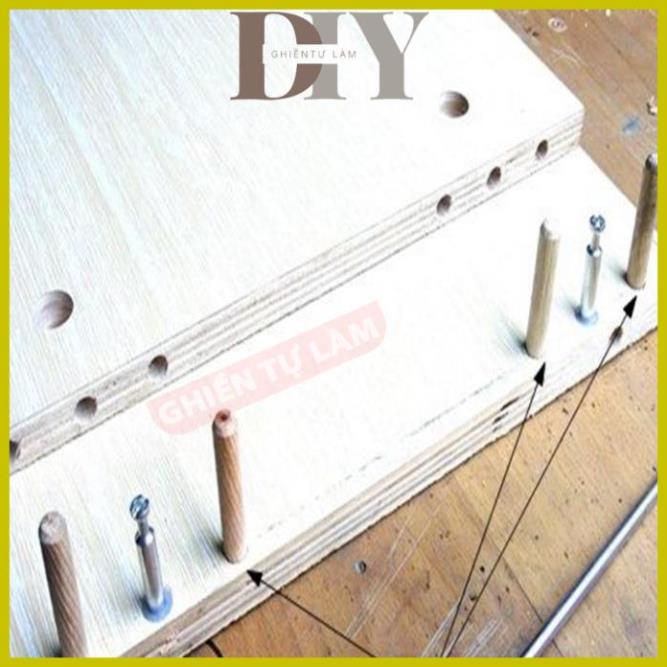 Bộ ốc cam liên kết chốt gỗ loại cao cấp