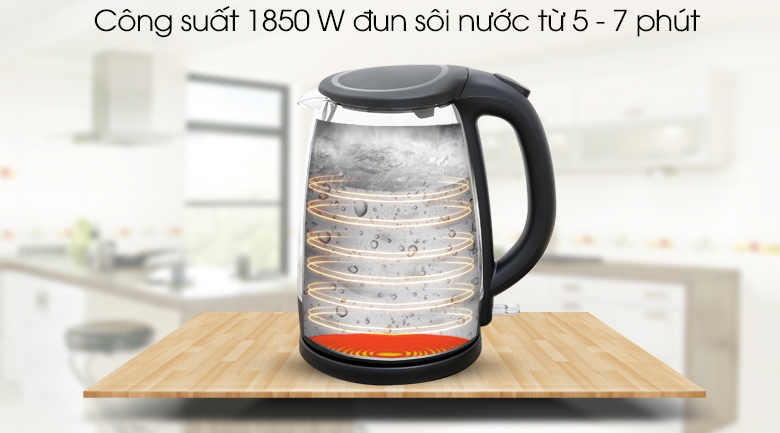 Bình đun siêu tốc Midea 1.8 lít MK-18GC