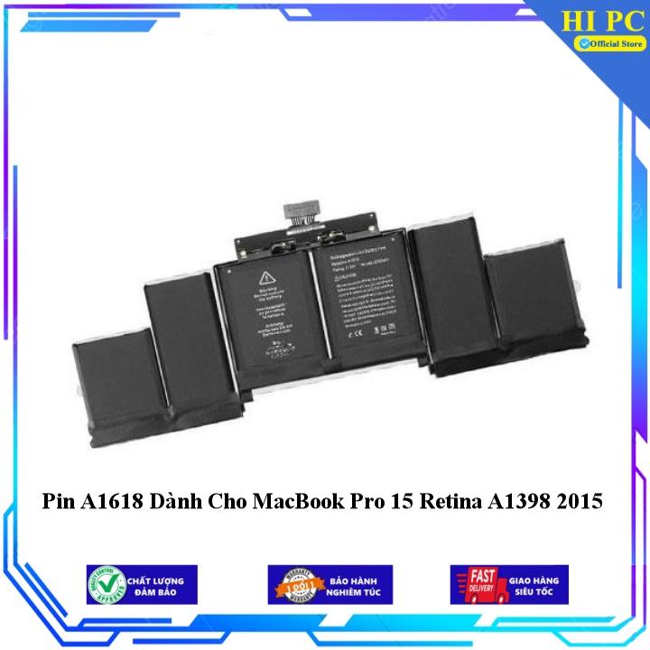 Pin a1618 dành cho macbook pro 15 retina a1398 2015 - hàng nhập khẩu