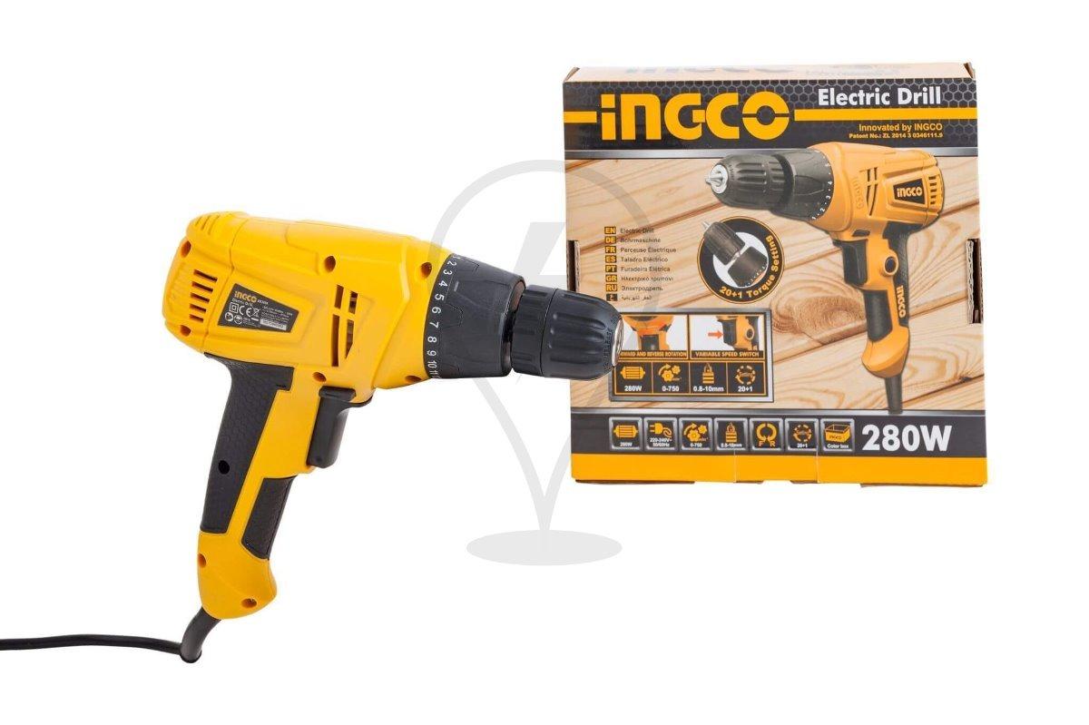 10mm Máy khoan cầm tay 280W INGCO ED2808