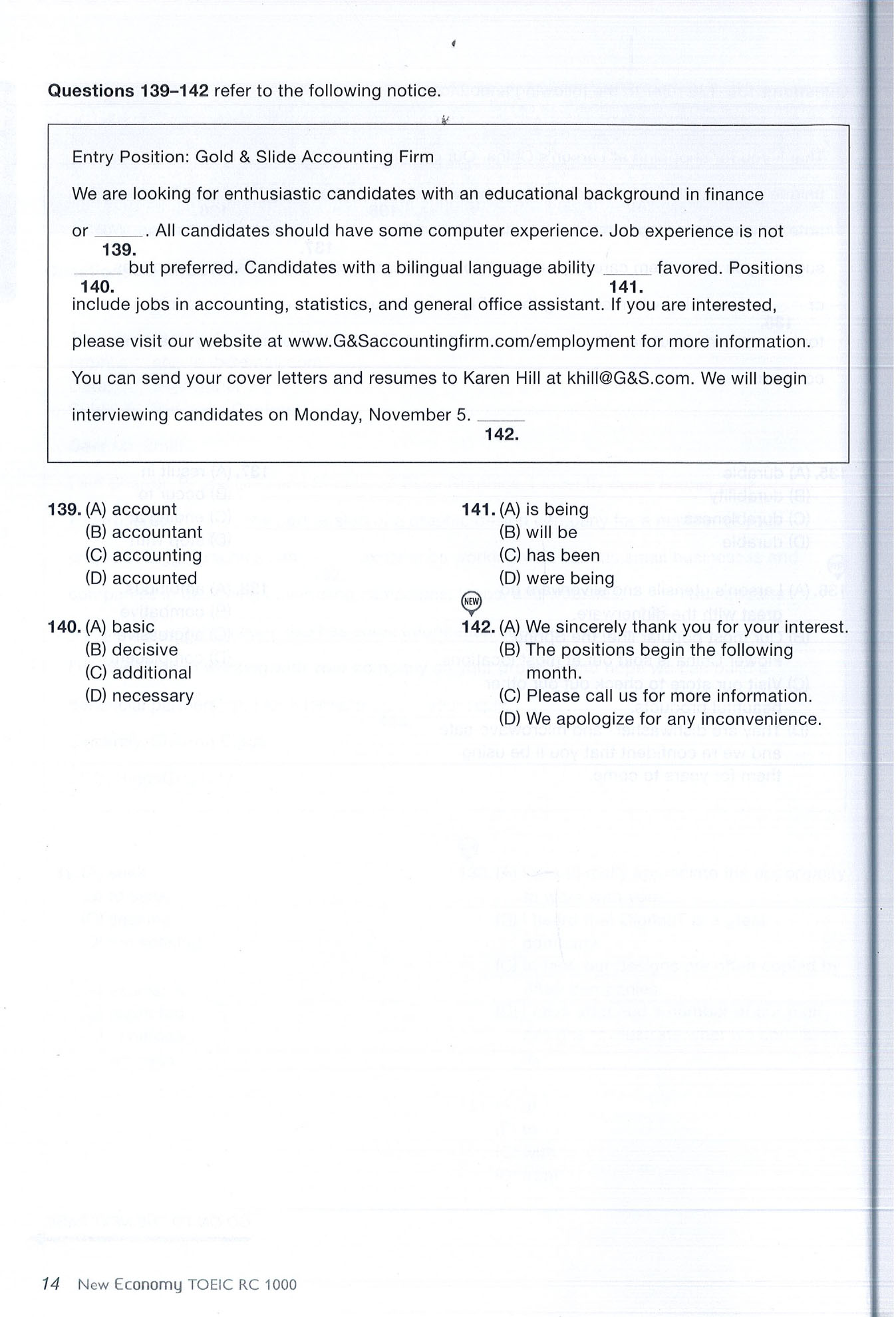 New economy TOEIC RC 1000 (Sách đen trắng) Sách tiếng anh