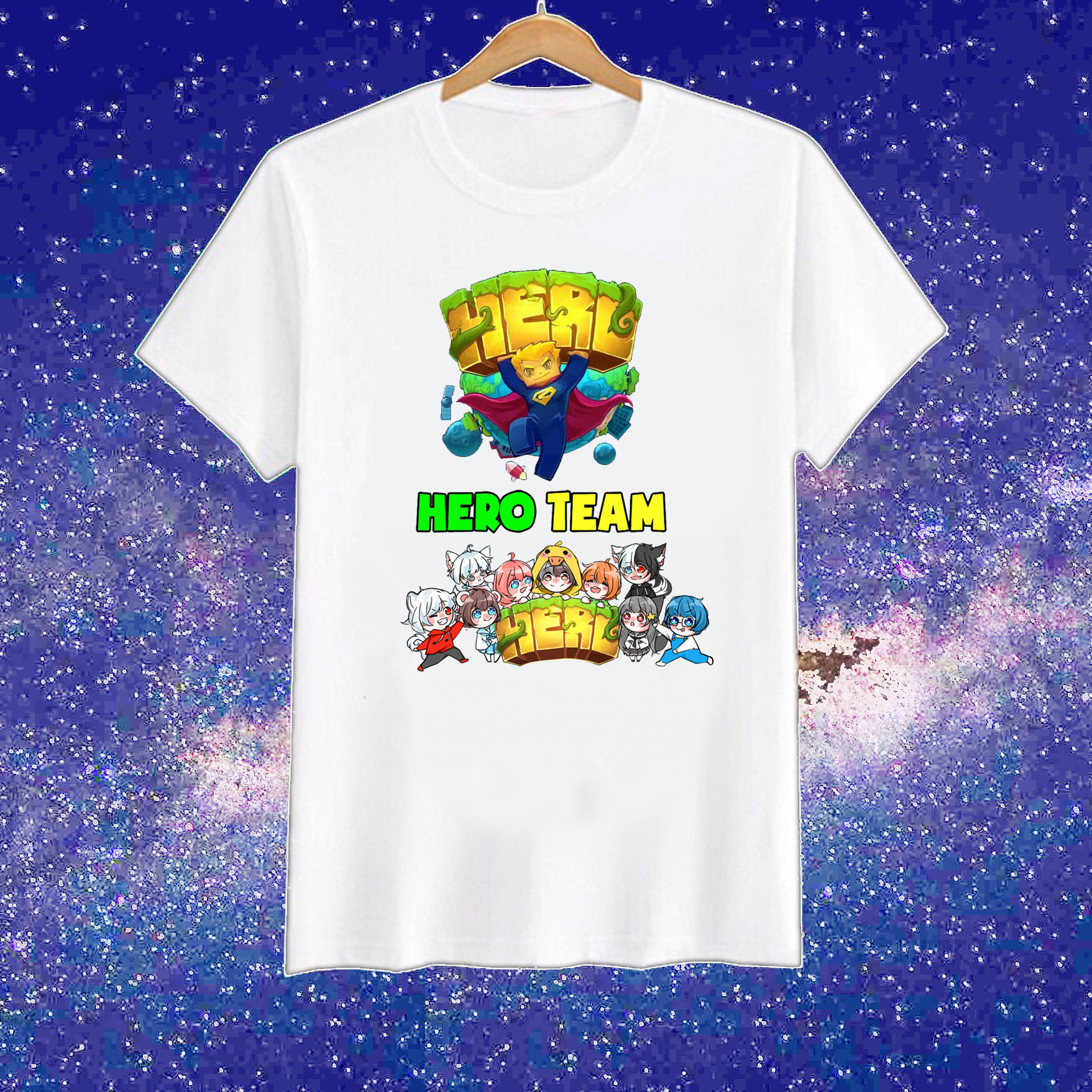 Áo hero team (tặng 1 huy hiệu hero team)