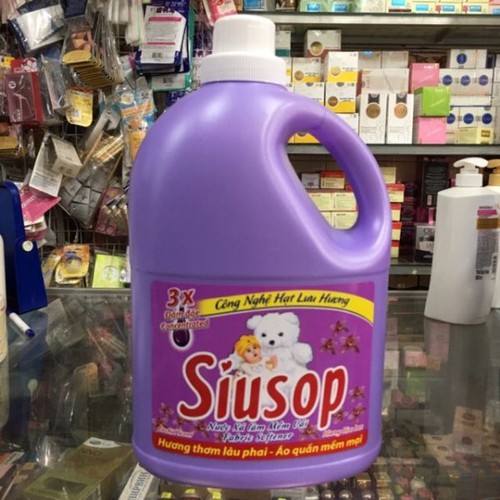 Nước xả vải Siusop 3x đậm đặc hương hoa lan can 3.8 lít