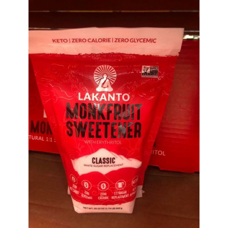[HCM]Đường la hán quản Lakanto 800g