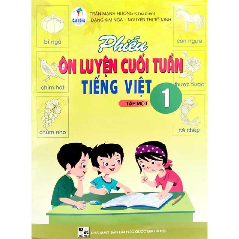 Sách - Phiếu Ôn Luyện Cuối Tuần Tiếng Việt 1 Tập một (Cánh Diều) (GD)