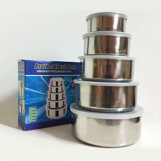 Bộ Bát INOX 5 Món Tiện Dụng