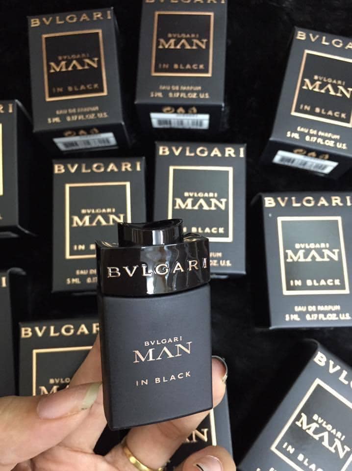 Nước hoa nam Bvl Man in Black EDP 5ml