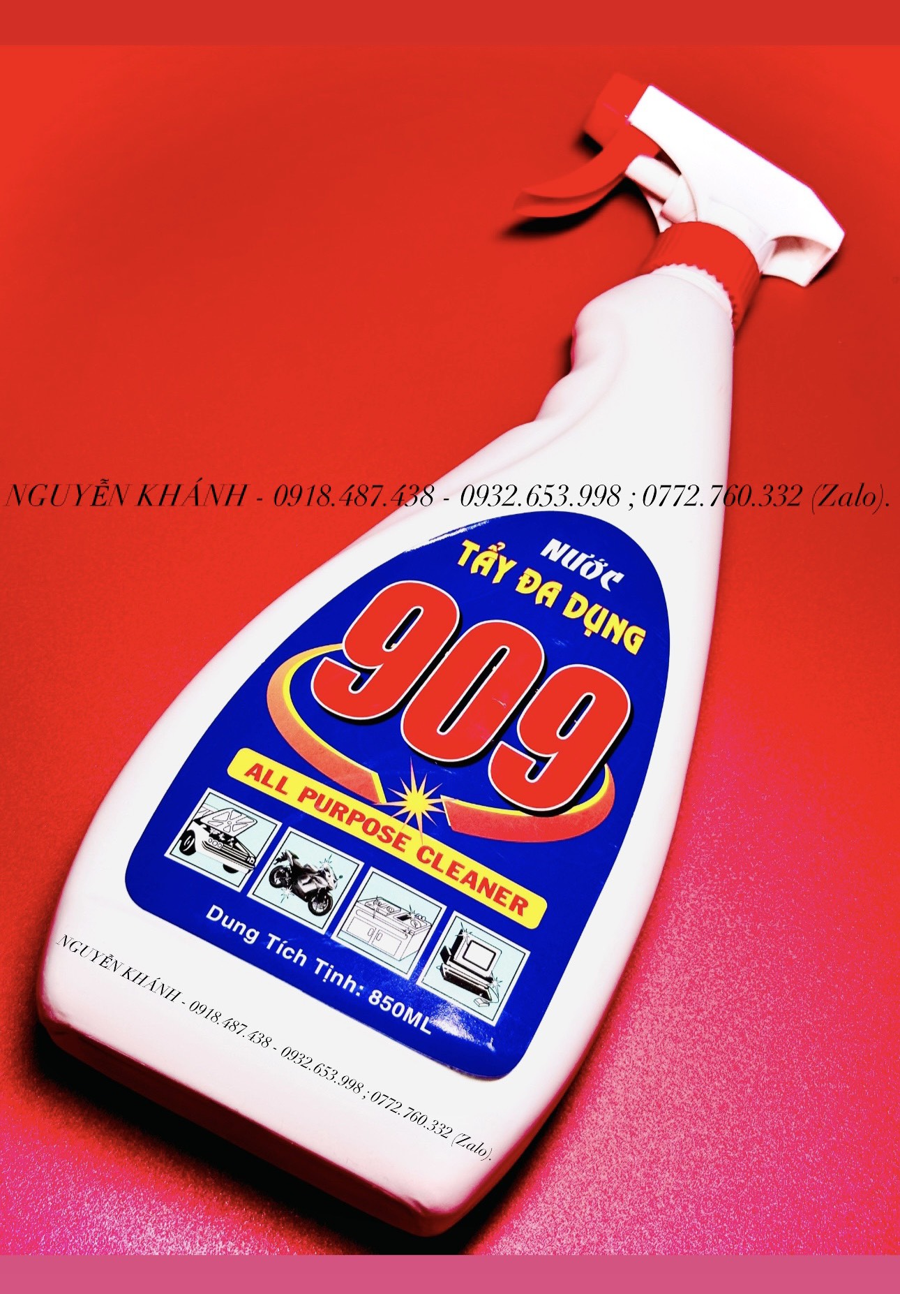 Nuớc tẩy da dụng 909 (có bán lẻ)