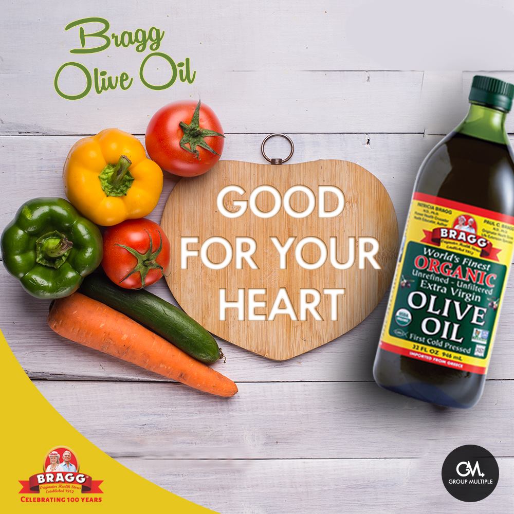 Dầu Olive (Ô liu) ép lạnh hữu cơ nguyên chất Extra Virgin 473ml - Bragg - Ăn Kiêng - Giảm cân - Giảm Cholesterol - Ăn thực dưỡng - Organic Stores