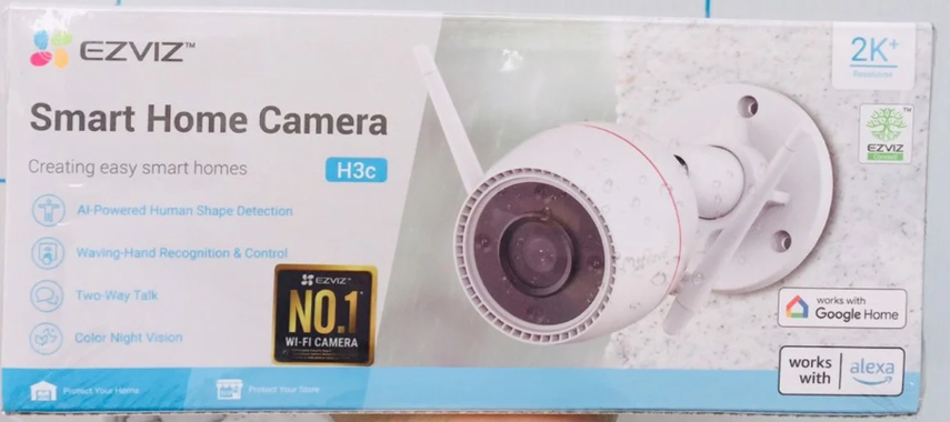 Camera WiFi Colorvu thông minh 3mp EZVIZ H3c 2K
