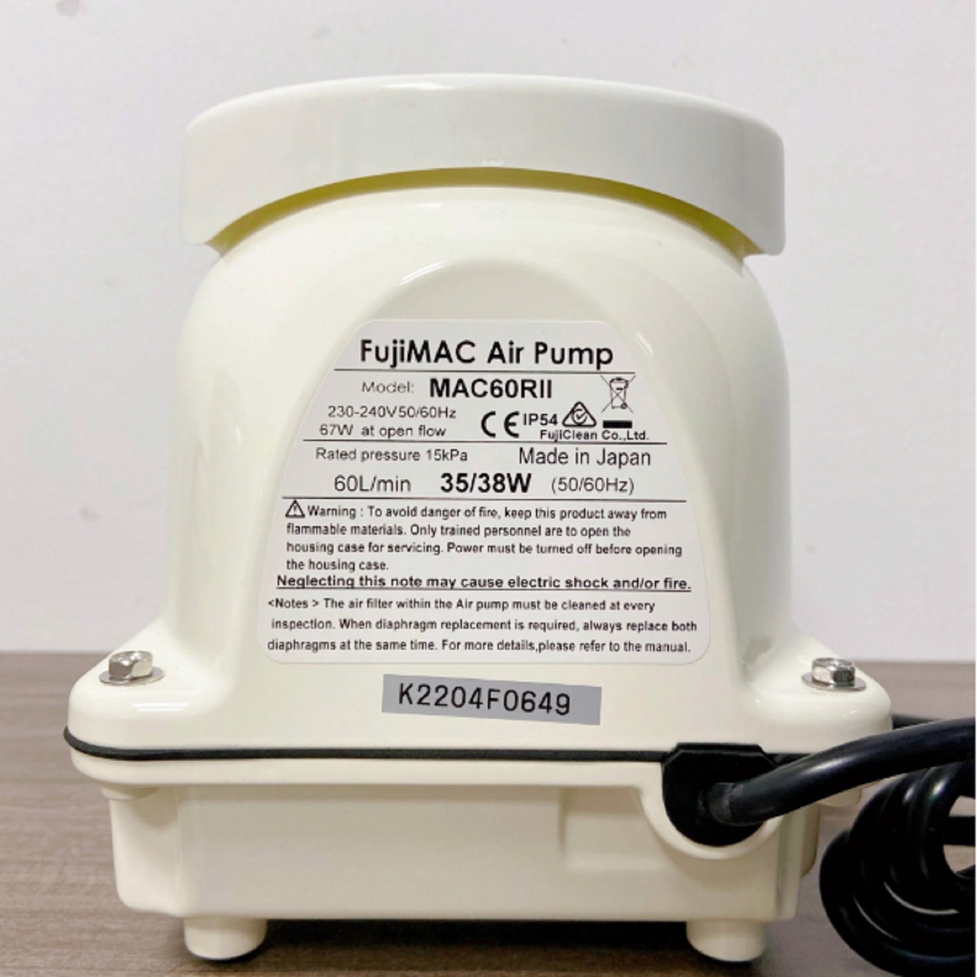 Máy sục khí FujiMac Nhật Bản