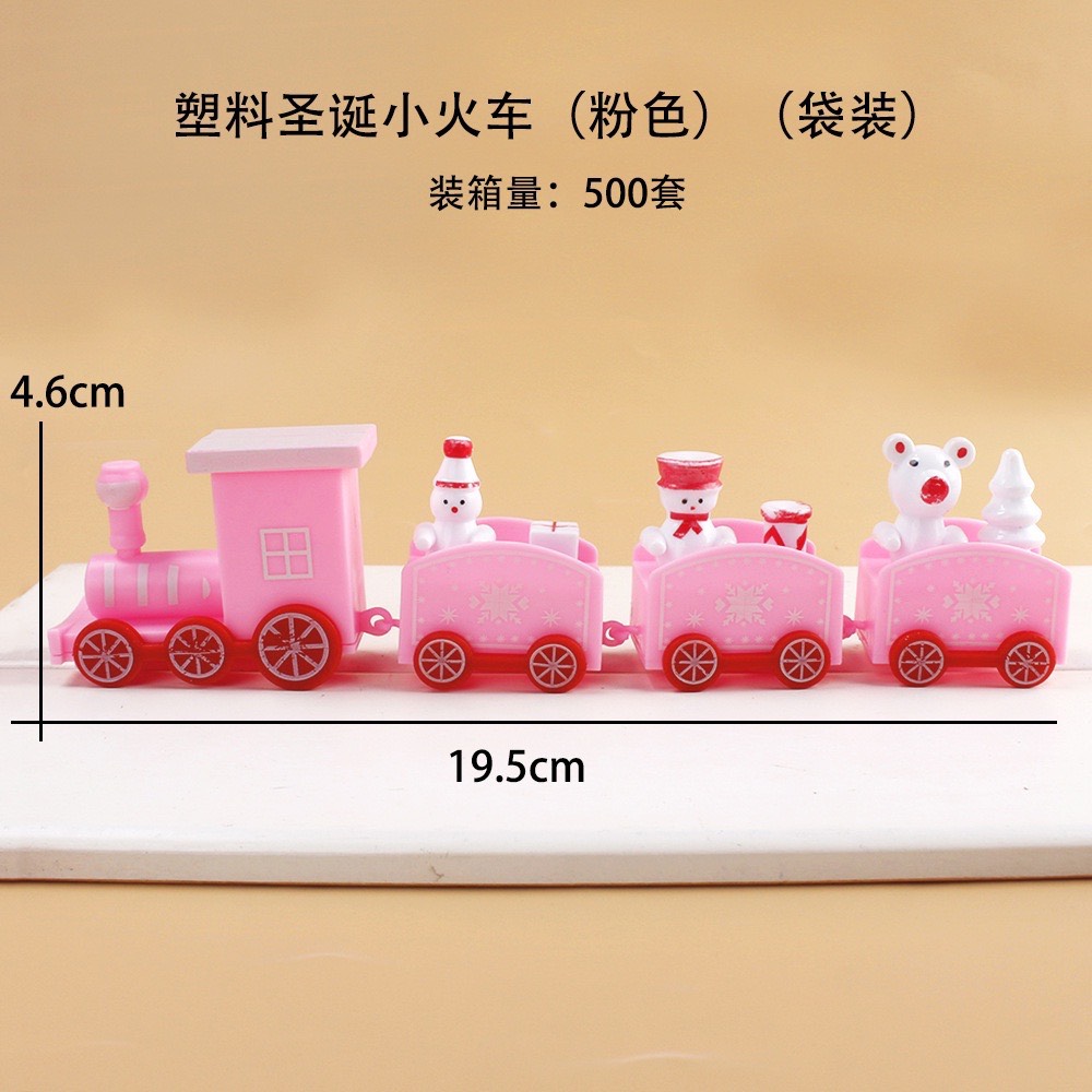 ĐOÀN TÀU XE LỬA GIÁNG SINH TRANG TRÍ BÁNH 4 MÀU (CHỌN MÀU)