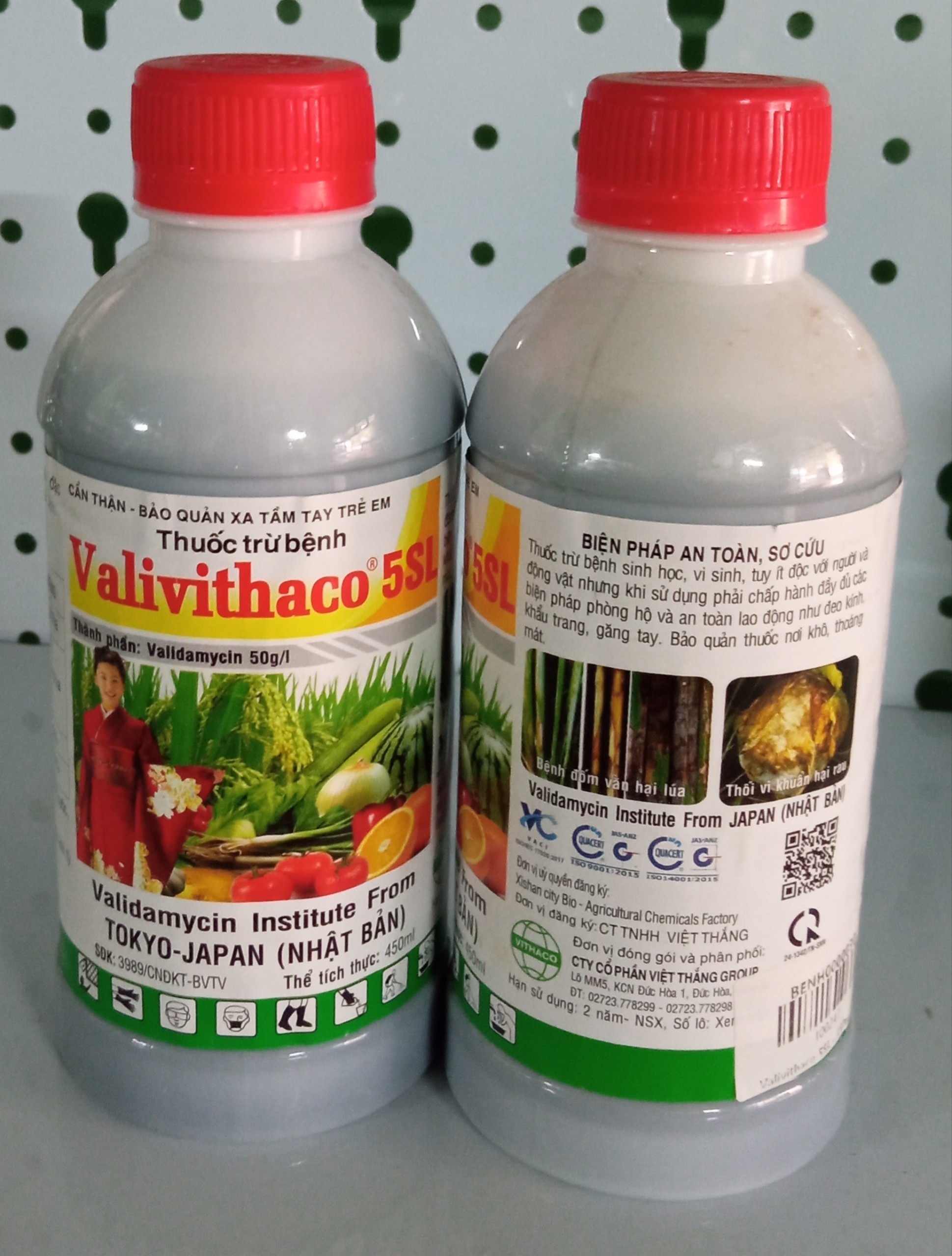 Thuốc trừ bệnh Valivithaco 5SL 450ml (Validamycin 50g/l )- VTNN BSCT