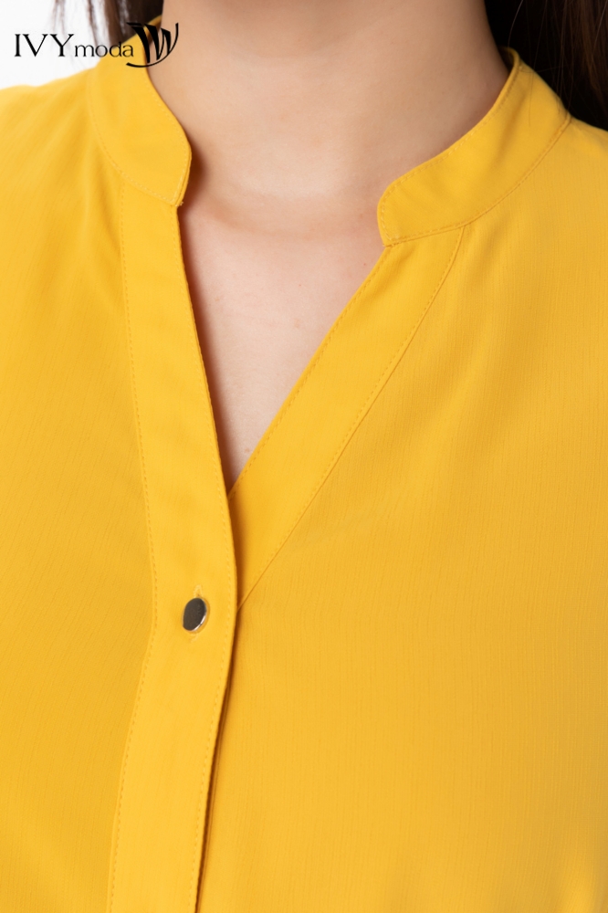 Đầm dạo phố nhấn eo IVY moda MS 41B8683