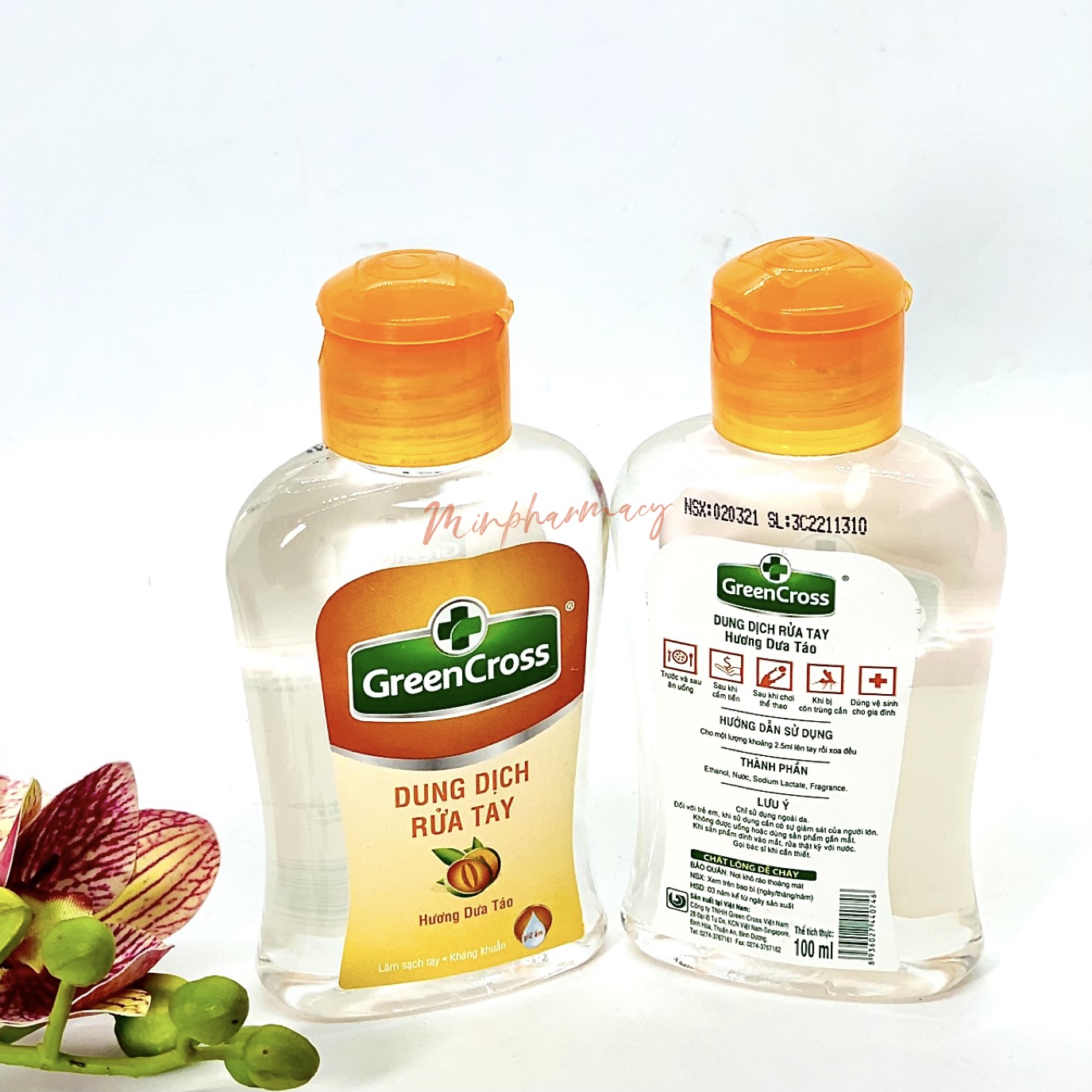 [HCM]Dung dịch Nước Rửa tay Green Cross (Nhiều mùi hương) 100ml - Minpharmacy