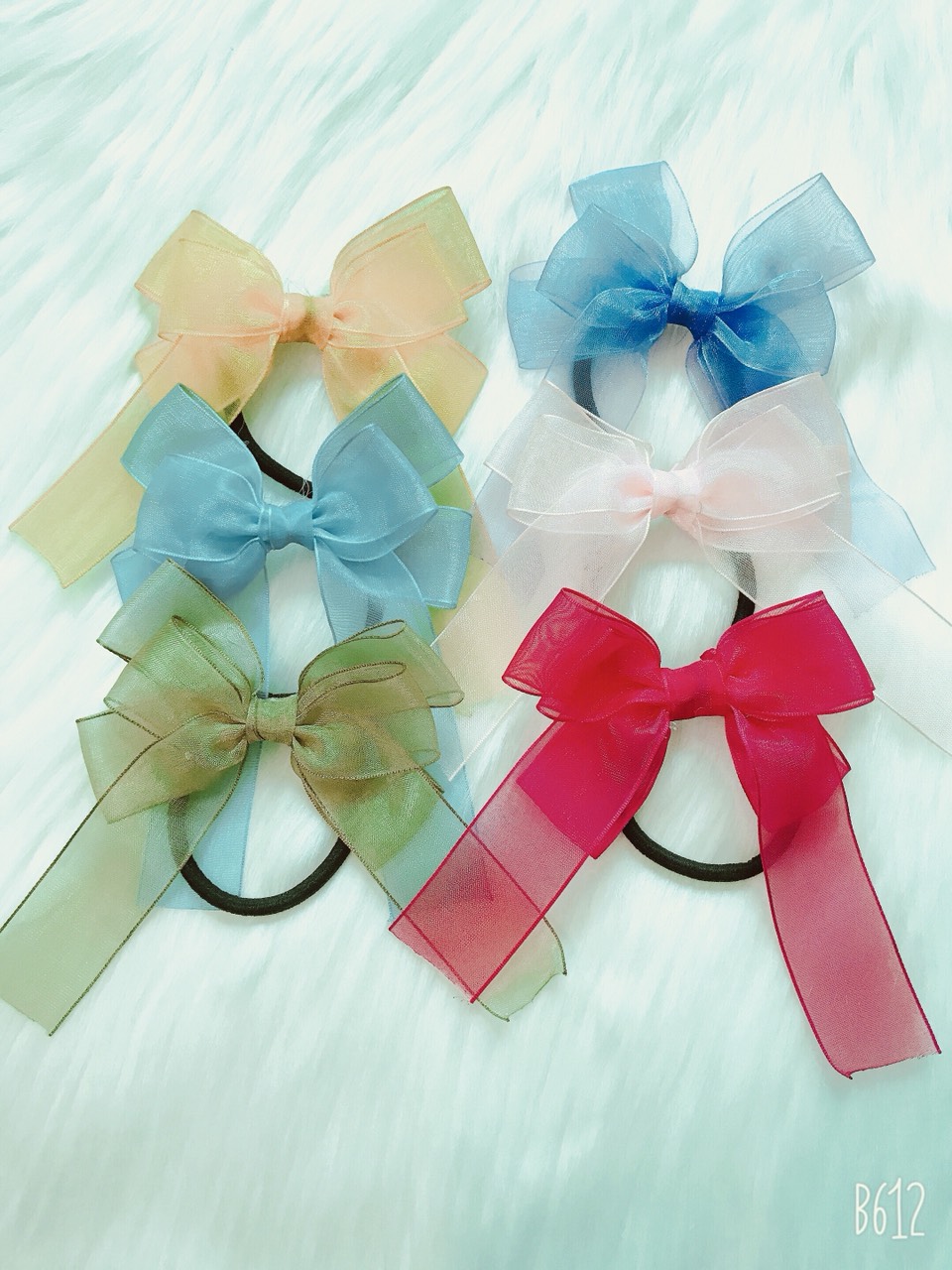 Sỉ 10 dây cột tóc voan (Nhiều mẫu) - phukienteen