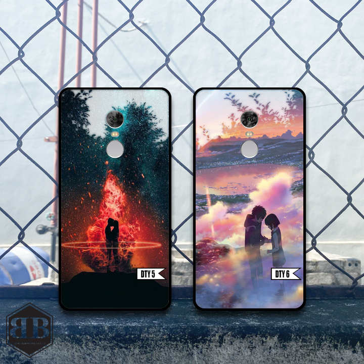 ỐP lưng kính cường lực Xiaomi Redmi Note 4 / Redmi Note 4X hình ốp cặp