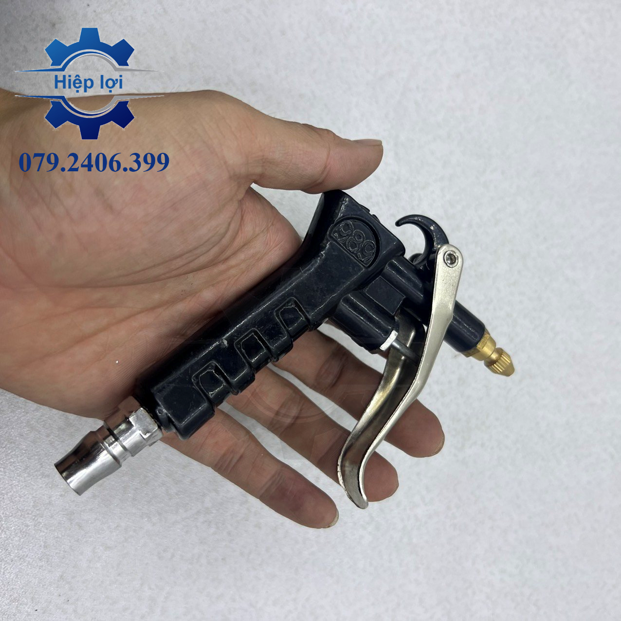 Vòi xịt hơi sắt 989, xì khô, thổi bụi, súng xịt hơi khô khí nén