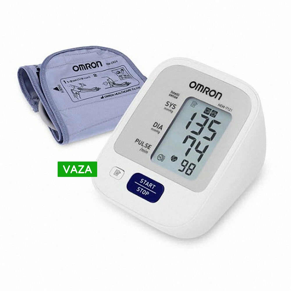 Máy đo huyết áp bắp tay Omron HEM 7121 (Trắng)