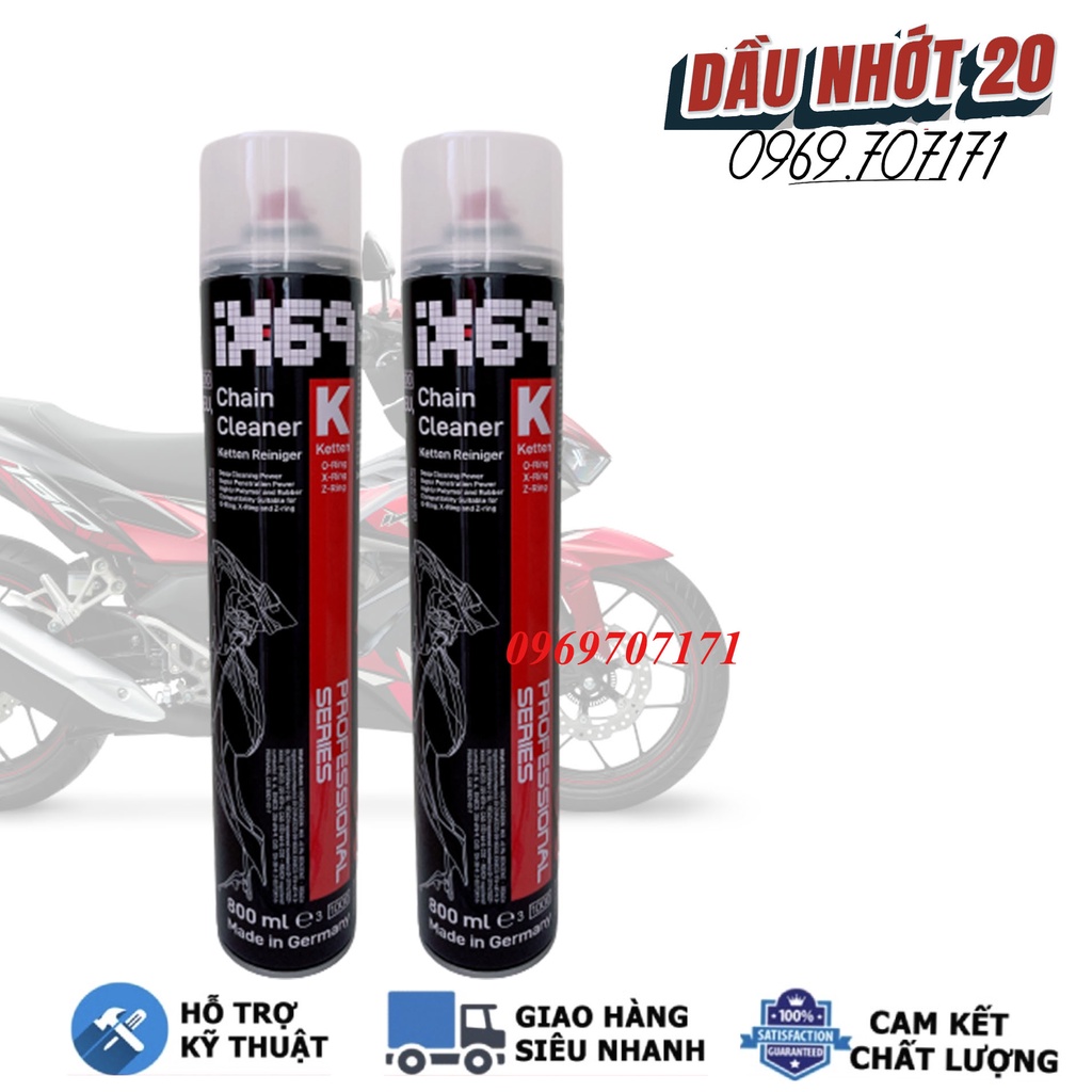 Xịt dưỡng sên - bôi trơn sên cao cấp voltronic m50 - dưỡng sên ix50 - ix50 jumbo - vệ sinh sên, rửa sên ix69 ix69 jumbo