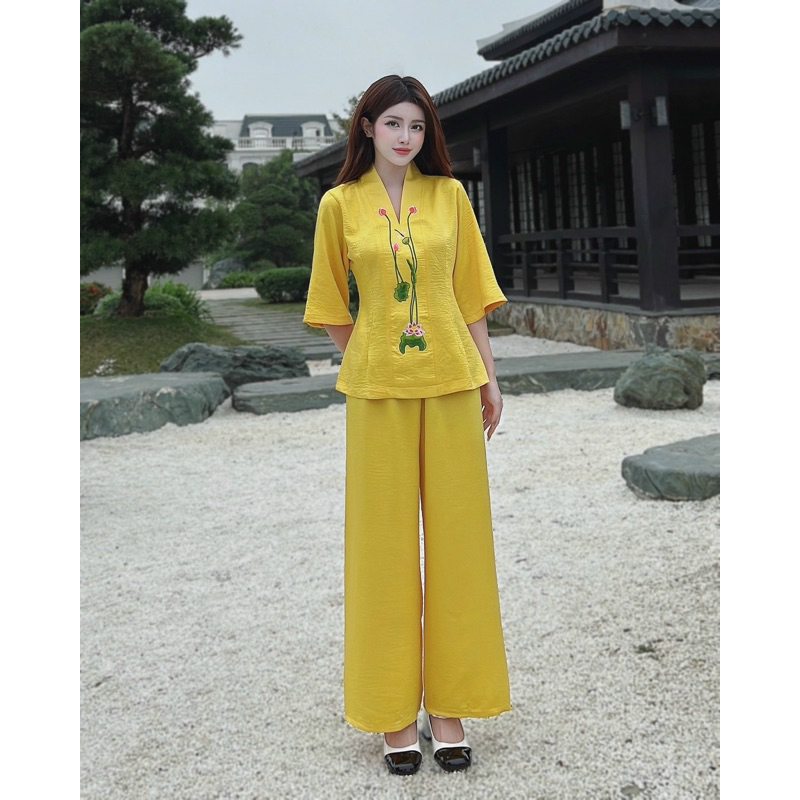 ĐỒ LAM ĐI LỄ CHÙA  BL THÊU