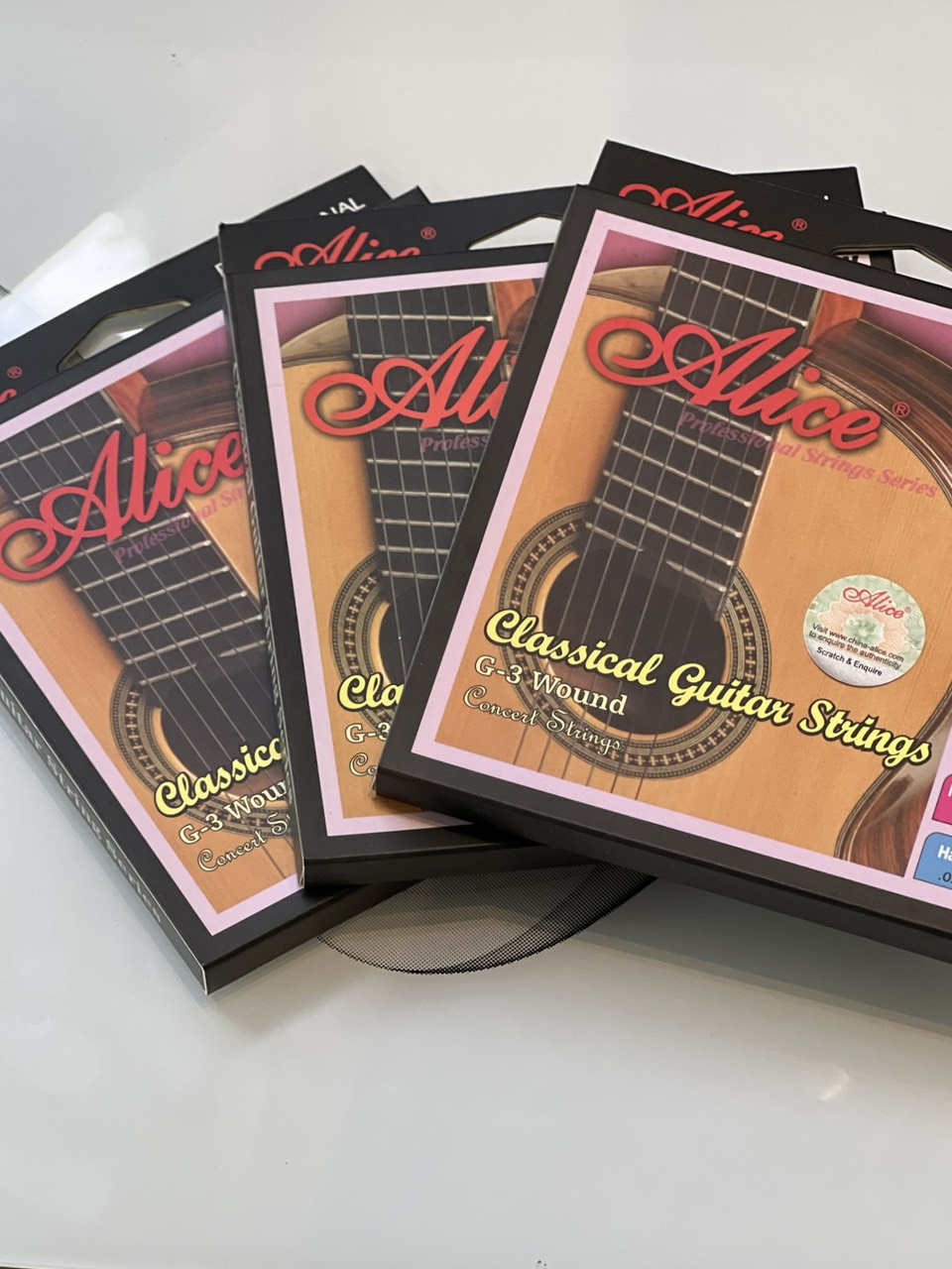 [ Giá Tốt ] Dây đàn guitar classic Alice AC136BK( nylon đen)
