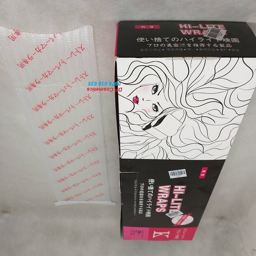 Paper hair dye hi-light