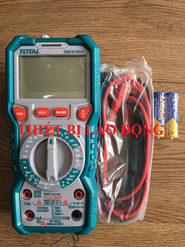 Đồng hồ đo điện vạn năng total tmt47503 - tmt47503