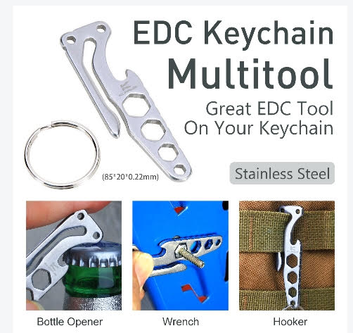 MÓC KHÓA ĐA NĂNG BA CHỨC NĂNG 3 IN 1 KLARUS EDC Mulitool