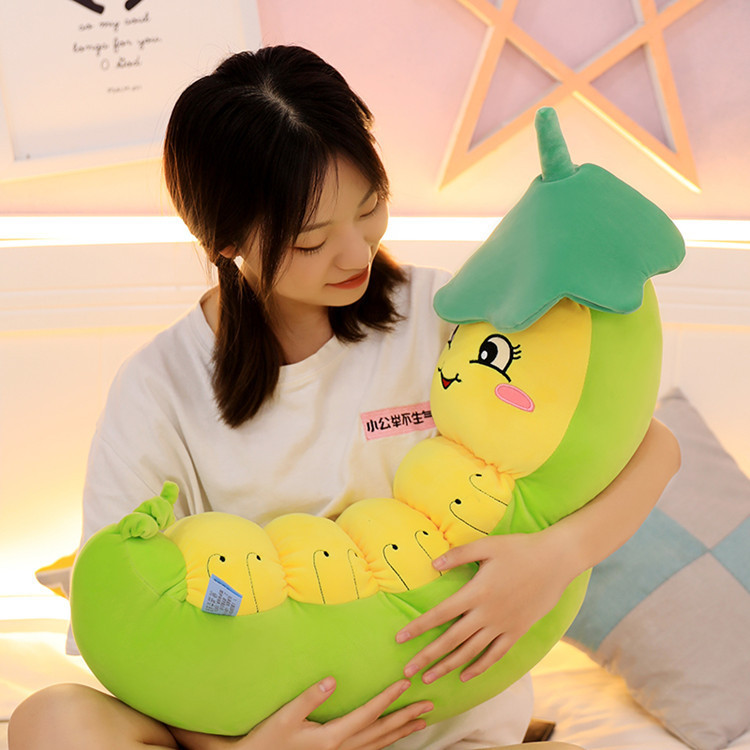 Gối ôm Sâu Khoai đội lá chất Miniso siêu mịn cao cấp Hàng Việt Nam