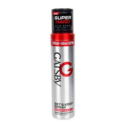 Gôm Xịt Tóc Siêu Cứng Gatsby 250Ml