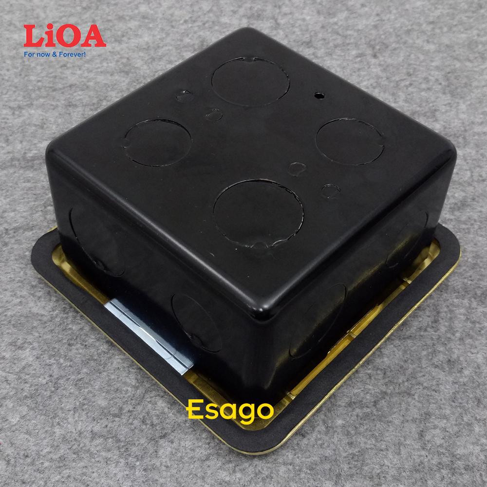 Ổ cắm âm sàn loại vuông LiOA