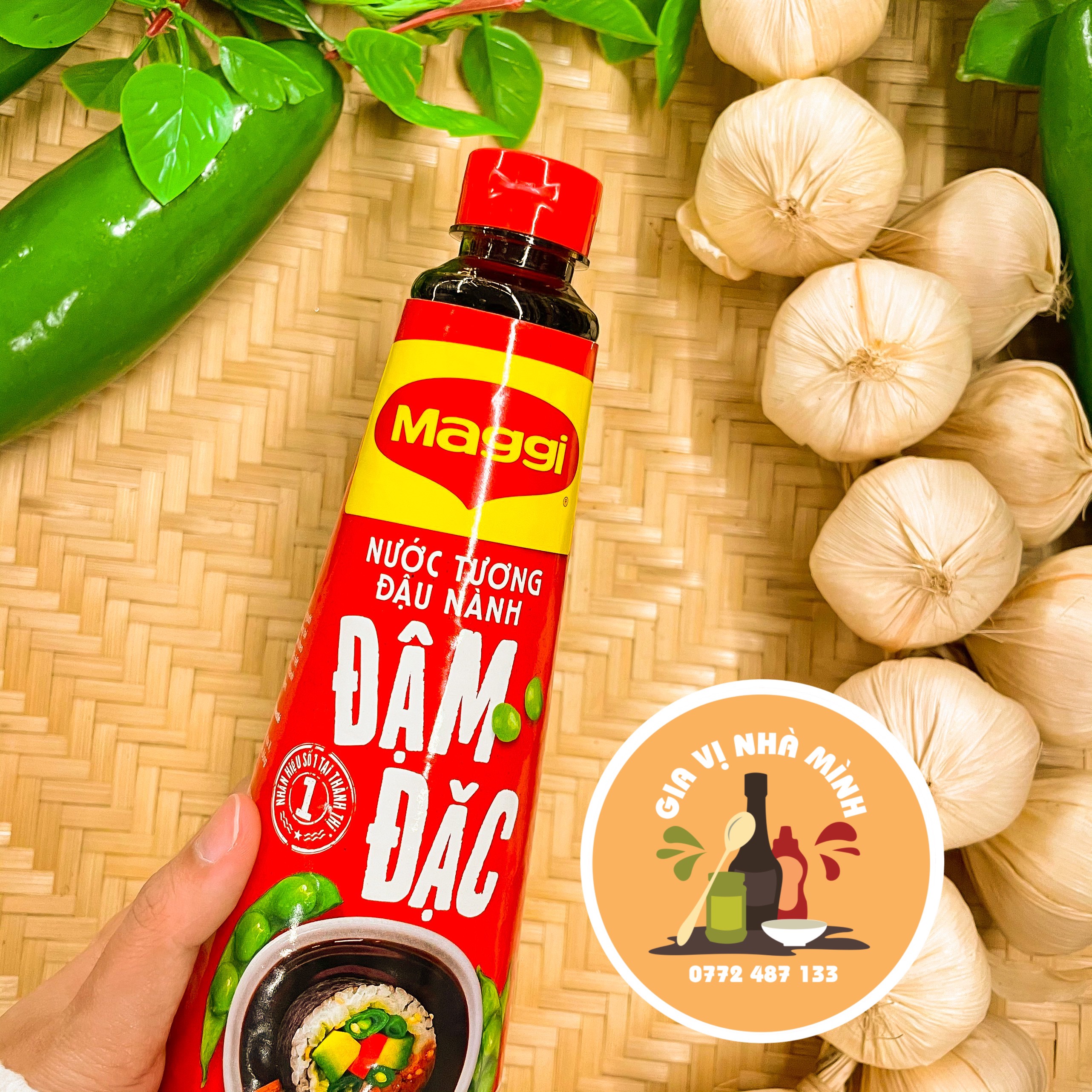 NƯỚC TƯƠNG MAGGI ĐẬM ĐẶC NẮP ĐỎ 700ML