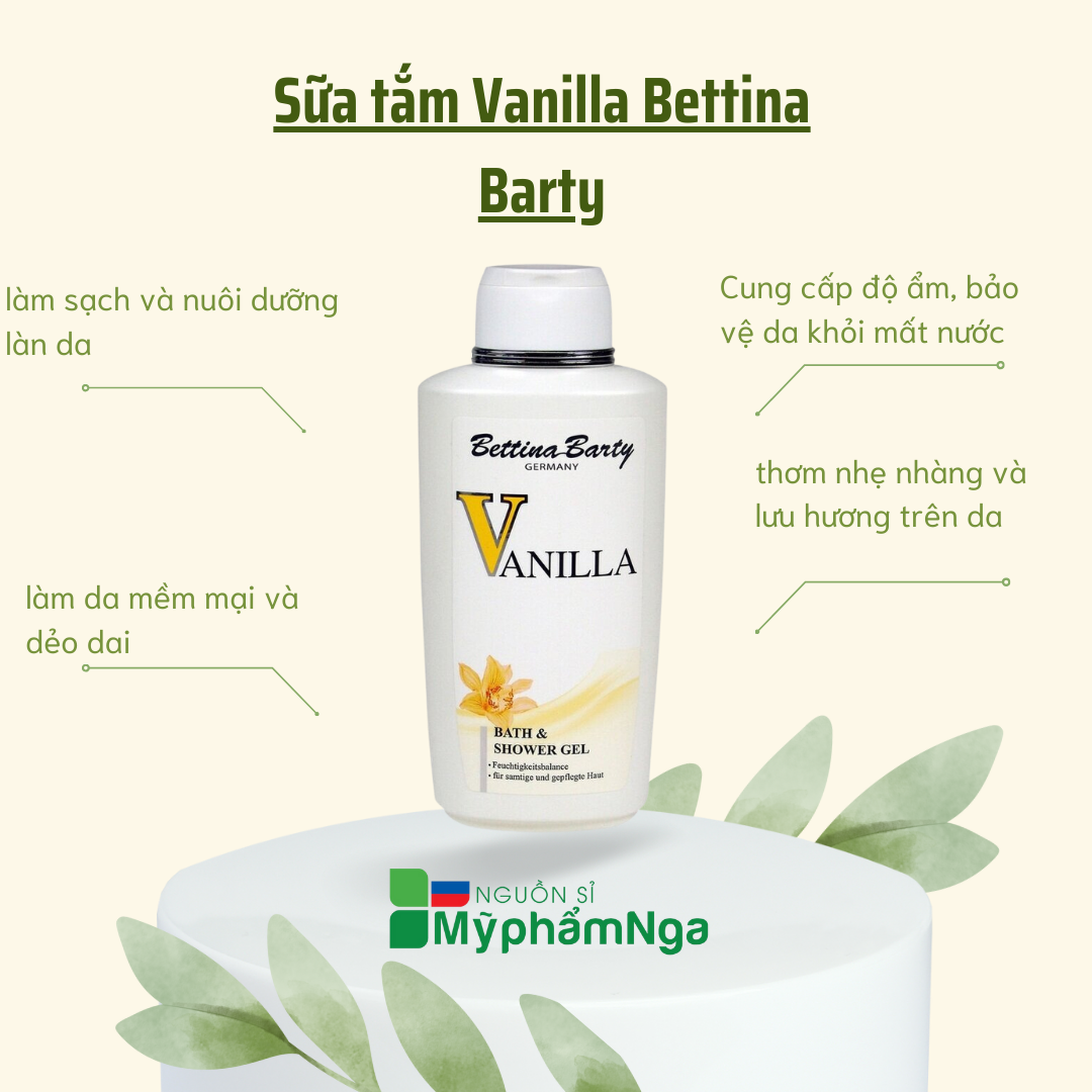 Sữa tắm Vanilla Đức hương nước hoa