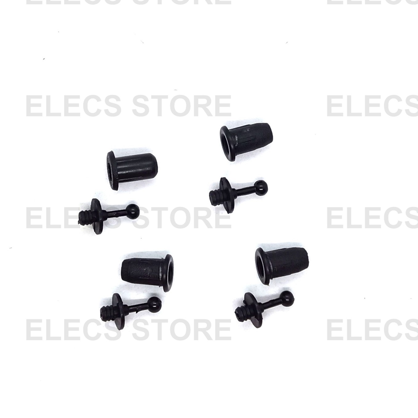 Bộ 4 Giắc Chân E Căng Loa, Chốt Giữ Lưới Loa (4 Đực + 4 Cái)