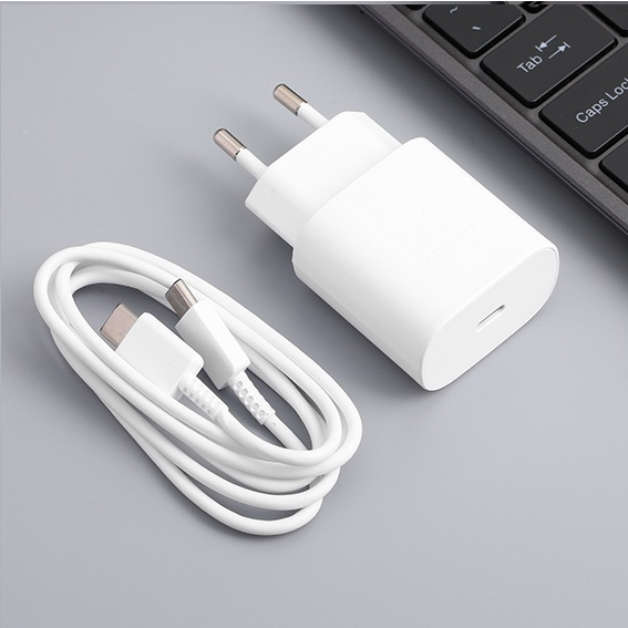Bộ sạc SS sạc nhanh PD25W type C to type C dùng cho note 10 note 10 plus s20 s22