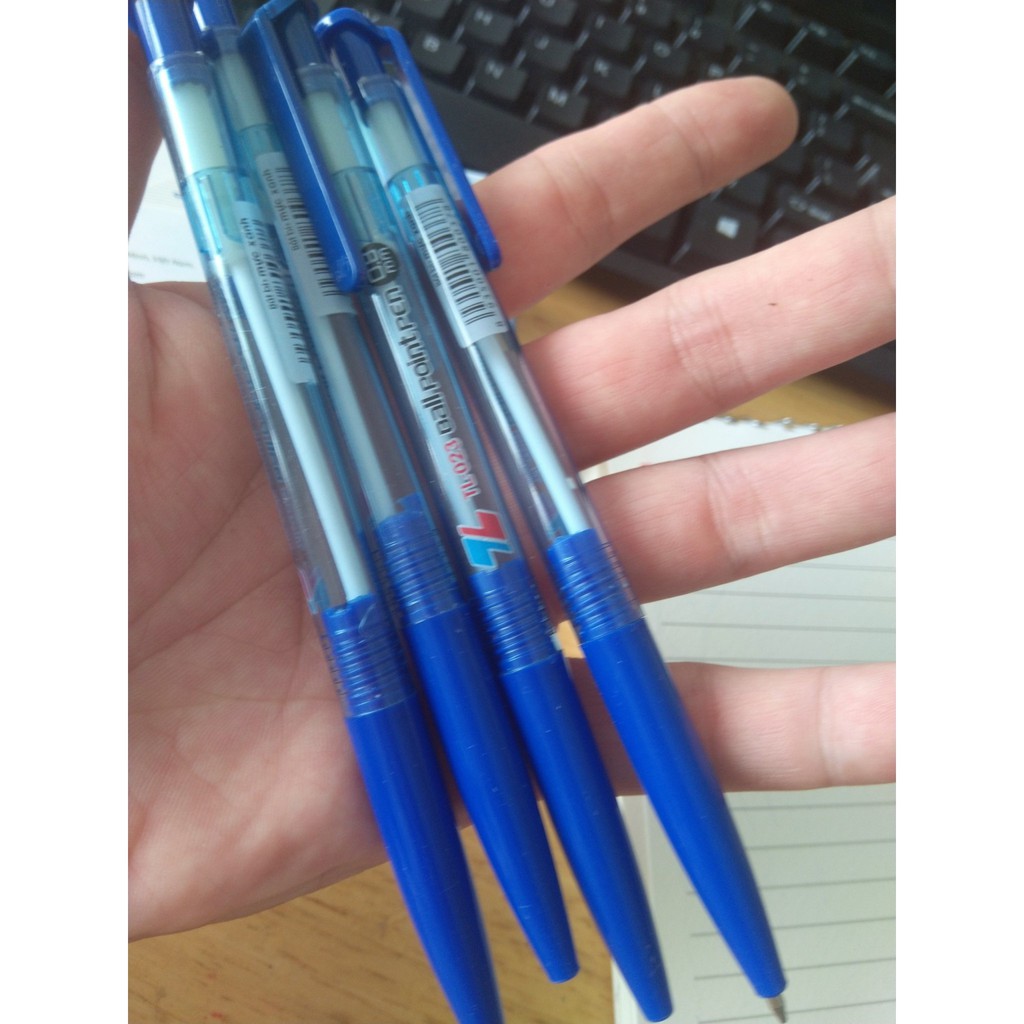 Bút Bi, Viết Bi Thiên Long TL 023 Ngòi 0.8mm Mực ra đều, êm, trơn