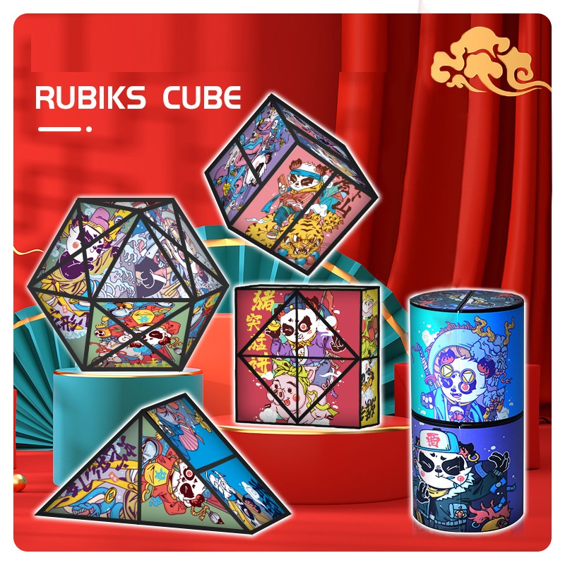 Combo 6 Khối Rubik 3D Magic Độc Đáo, Biến Thể Siêu Độc Lạ, Đồ Chơi Giáo Dục Cho Bé Thỏa Sức Sáng Tạo, Giúp Bé Rời Xa Điện Thoại Và Phát Triển Trí Não