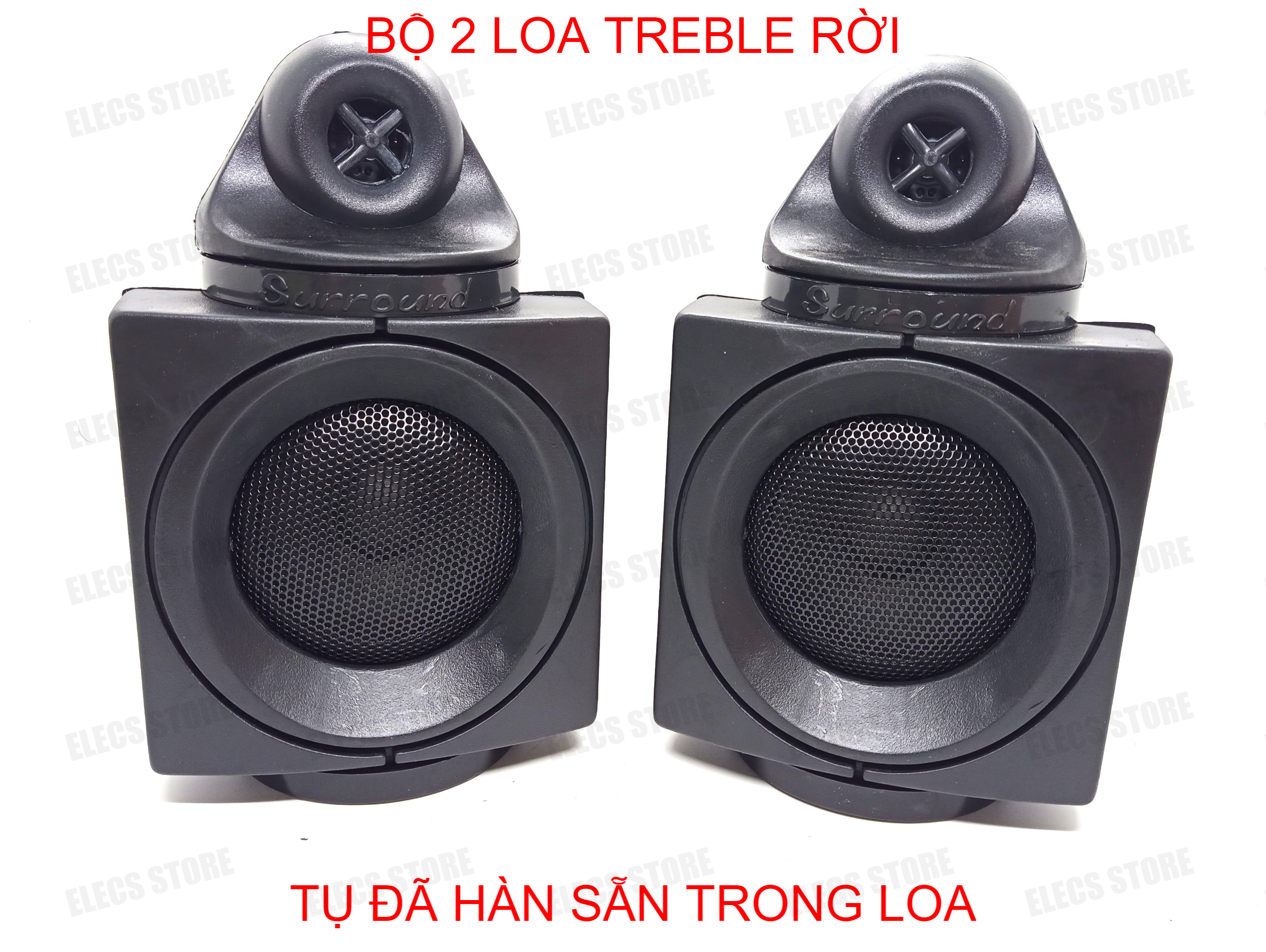 Bộ loa mid-treble kèm tụ, tăng cường tiếng trung và tiếng trép thumper at-3040