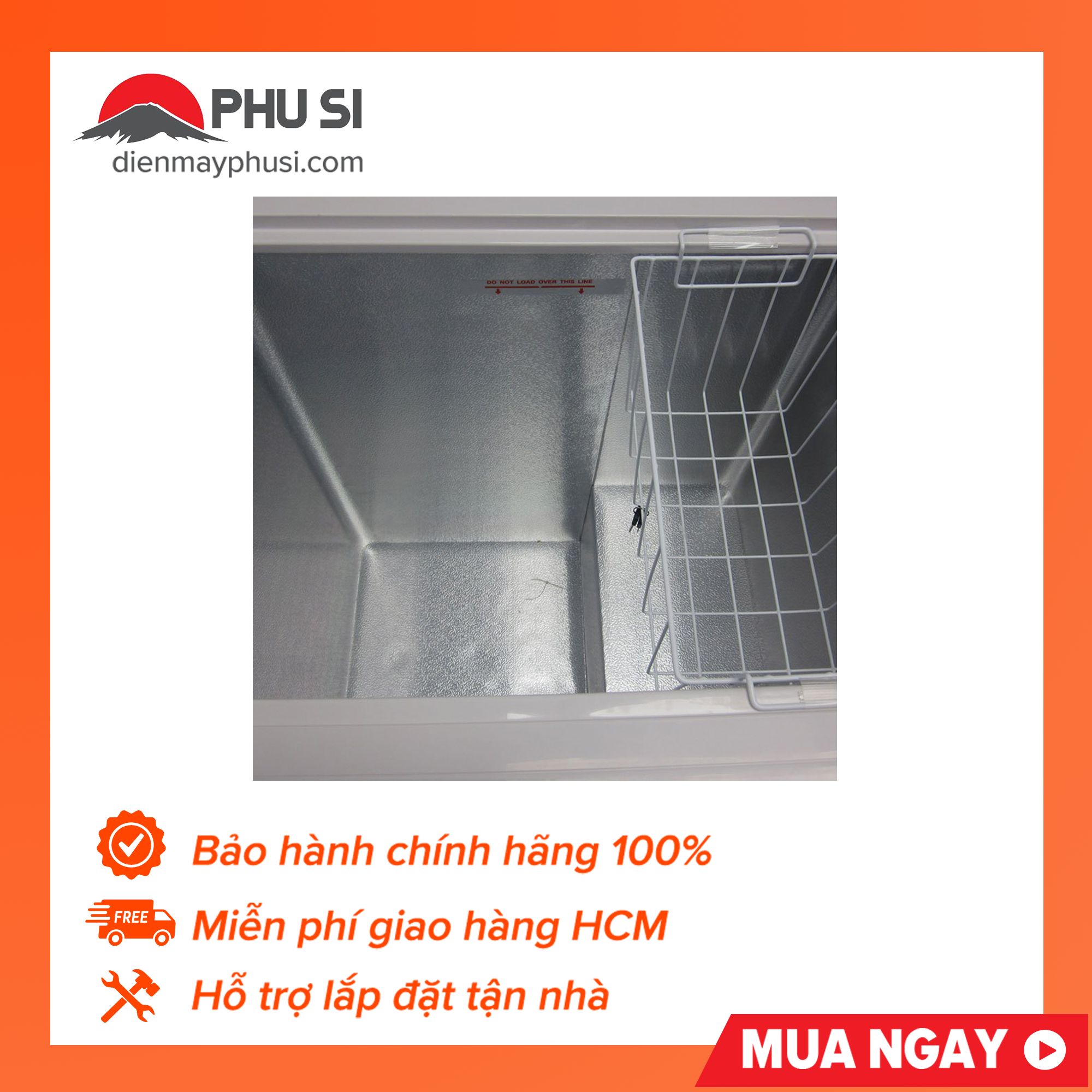 [Trả góp 0%]Tủ Đông Alaska 300 Lít BD-300C