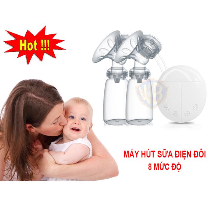 Máy hút sữa điện đôi Real Bubee Hàng nhập