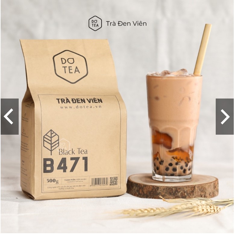 Trà đen viên b471 dotea 500g - trà đen pha trà sữa - chát đặc ngọt hậu hương thơm nồng đượm - trà đen pha chế