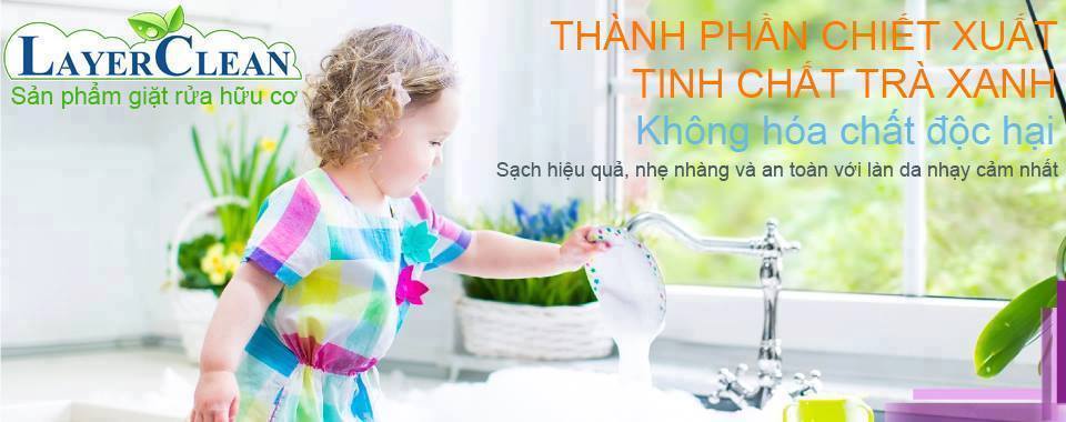 Nước rửa bát hữu cơ Layer Clearn 800ml Hương Quýt