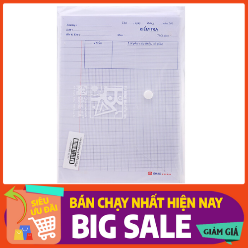 Giấy kiểm tra kẻ oly 1 tệp độ trắng 99% - cấp 1