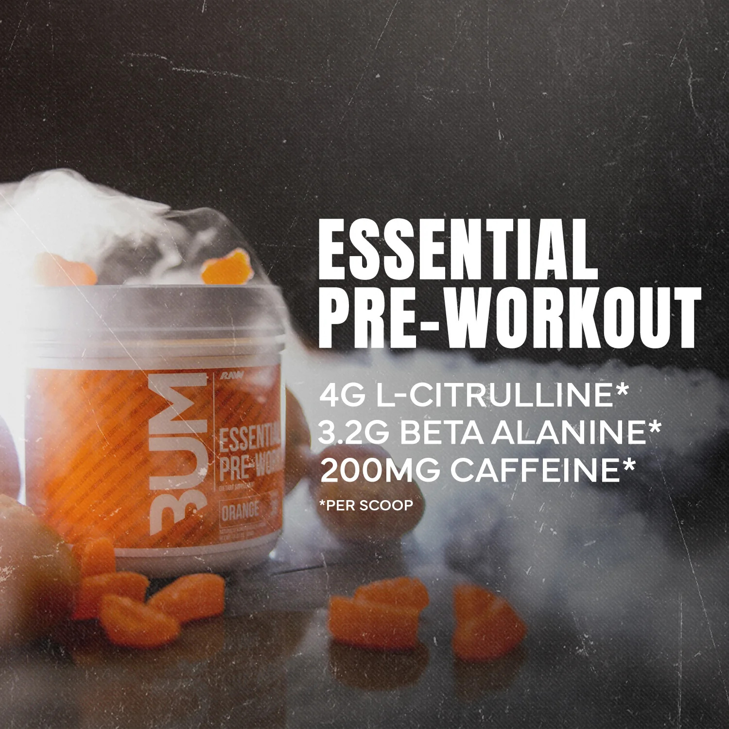 Refil pre-workout powder, essential pre workout Chris bumsup (30 servings) | raw nutrition