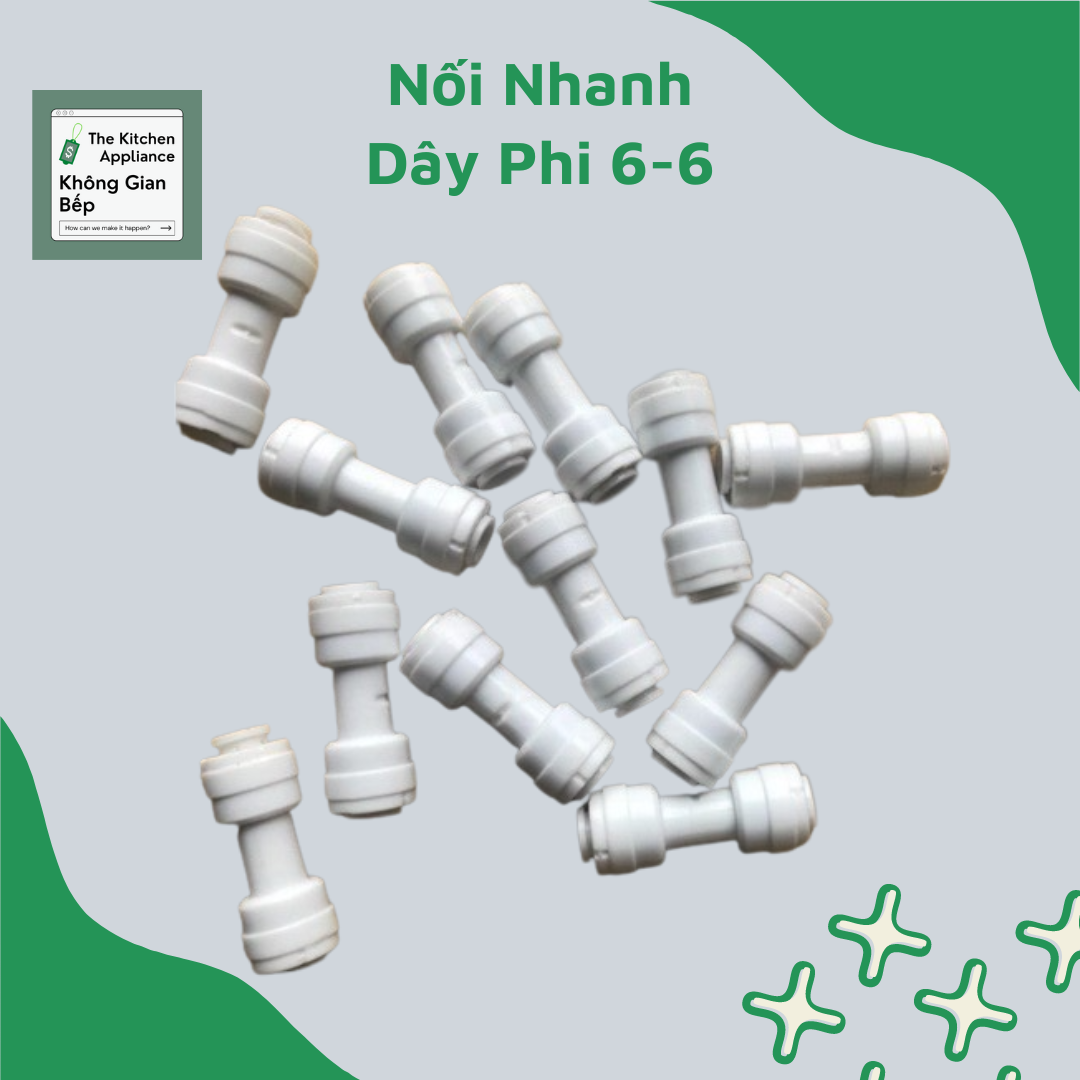 Co Cút Nối Nhanh Máy Lọc Nước Dây Phi 6-6