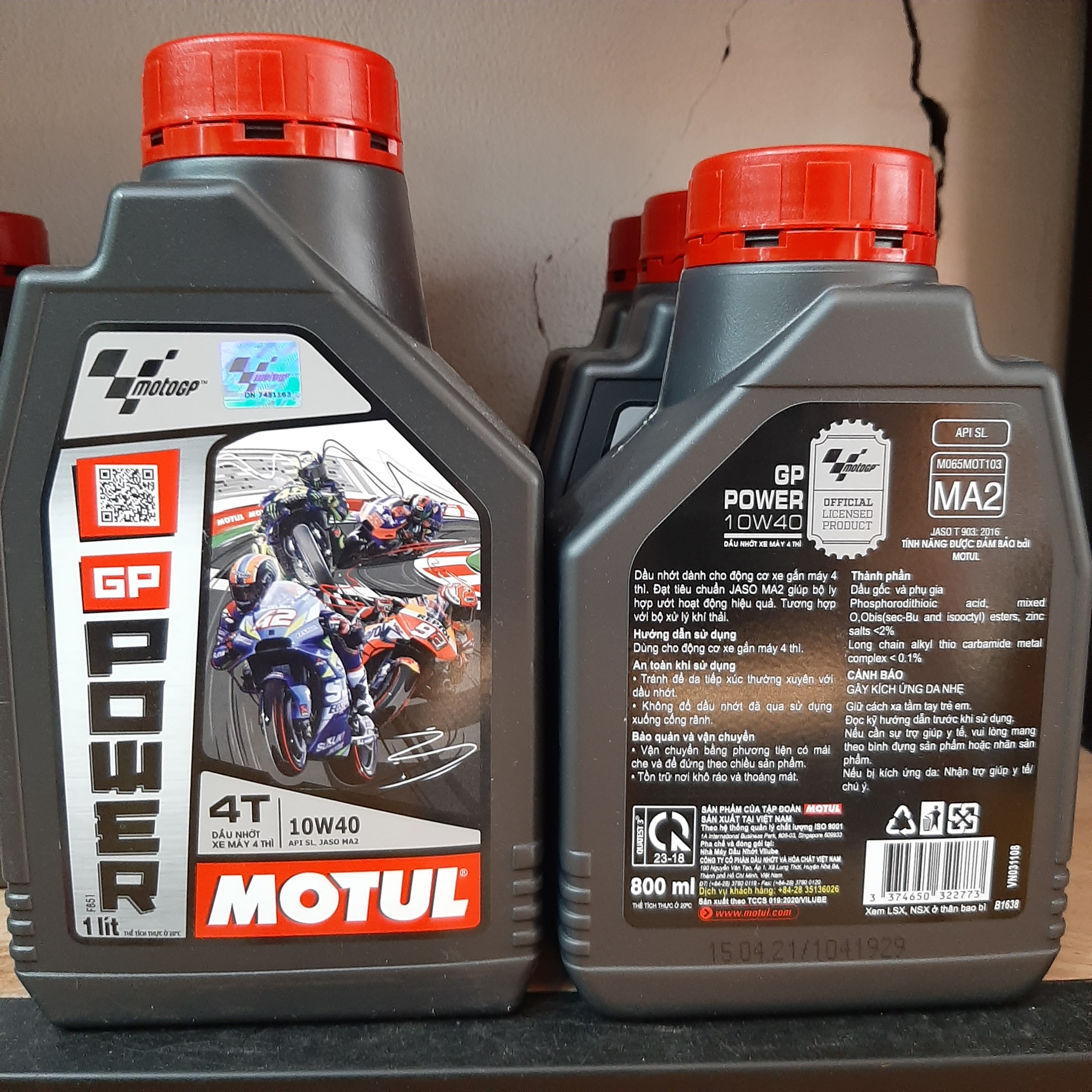 Nhớt xe số Motul GP 10W40 0.8L 1L