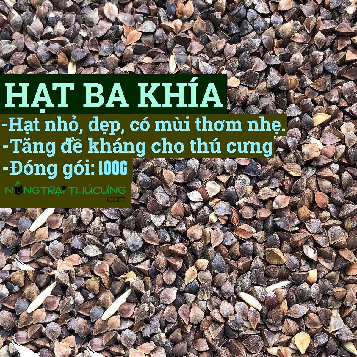 Thức Ăn Cho Hamster - Hạt Ba Khía Dinh Dưỡng (100gr) - [Nông Trại Thú Cưng]