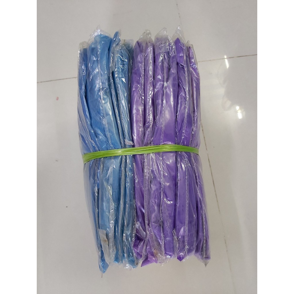 Combo 10 Bộ quần Áo Mưa Nilon đi phượt đi du lịch tiện dụng dùng nhiều lần dẻo dày